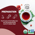 FGO Organic Red Raspberry Leaf Tea Bags, 100 Eco-Conscious Tea Bags, Caffeine Free, Imported from Germany, Reseable Bag, Packaging May Vary (Pack ...