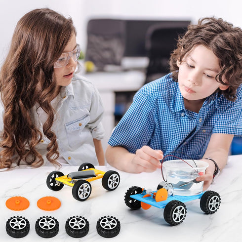 STEM Science Robotics Kit,6 Set Electronic Science Projects Experiments for Kids Age 8-12 6-8,Kids DIY Engineering Building Kit Age 6-8 8-12 Motor...