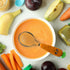 Baby Spoons with Fork | 3 Pcs Easy Grip Baby Cutlery Set with Case | Stainless Steel Toddler Utensils | Carrot Shaped Kids Silverware | Children's...