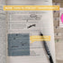 Transparent Sticky Notes with Marker, 3x3 inch Clear Sticky Note Pads, 7 Pack Translucent Sticky Note See Through School Office Supplies for Book ...