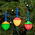 Novelty Lights 3 Light Traditional Christmas Bubble Light Replacement Pack, Blue, 3 Pack...