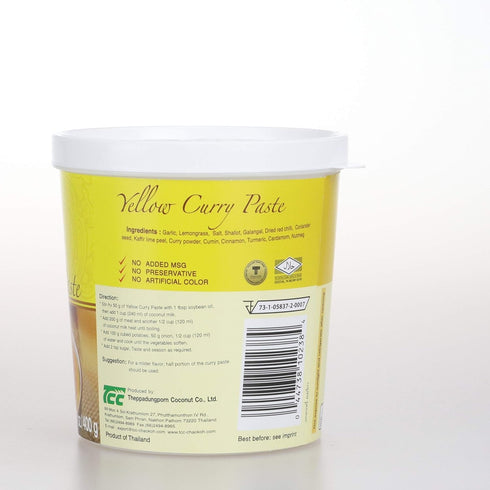Mae Ploy Thai Yellow Curry Paste for Restaurant-Quality Curries, Aromatic Blend of Herbs, Spices & Shrimp Paste, No MSG, Preservatives or Artifici...