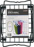 LockerMate Stac-A-Shelf Locker Shelf, Stackable Organizer, Extra Tall, Fits Standard Size School Lockers, Black...