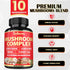 Satoomi 90 Capsules - 10in1 Turkey Tail Supplement with Lions Mane, Turkey Tail Mushroom, Reishi Mushroom & Others - for 90 Days...