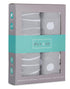 Changing Pad Cover Set | Cradle Sheet 2 Pack 100% Jersey Cotton Grey Abstract Stripes and Dots by Ely's & Co...