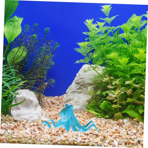 Fish Tank Landscaping Octopus Glowing Aquarium Fish Tank Decorations Octopus Aquarium Decor Fish Tank Octopus Decor Glow in The Dark Aquarium Glow...
