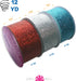Morex Ribbon 98509P3-914 Sparkles Glitter Ribbon 1.5" X 12 YD Patriotic Ribbon for Gift Wrapping, Red/Natural/Blue (3-Pack), 4th of July Decoratio...