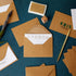 Juvale 100 Pack Small Kraft Paper A1 Envelopes for 3x5 inches Cards, Invitations, Wedding RSVP, Gift Cards (V-Flap)...