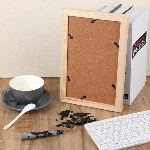 Pcs Frame Picture Turn Button Fasteners Set, Picture Frame Hardware Backing Clips Black Hardware Backing Clips wif Screws for Hanging Drawing Pict...