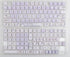 PBT Material Gradient Purple keycaps Cute Carton Magic Bunny Cherry Profile keycaps Set Purple Mechanical Keyboard keycaps Compatible with Cherry ...