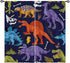 ANHOPE Dinosaur Curtains Ancient Jungle Forest Wildlife Animal Theme Window Drapes Cartoon Dino Print Pattern Rod Pocket Privacy Curtains for Kids...