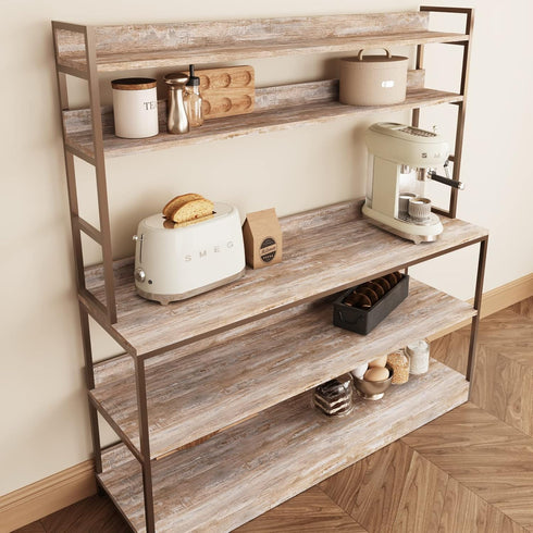 CRE8TIVE Brown Grey Wood Wallpaper Peel and Stick Textured Light Wood Contact Paper for Cabinets Countertops Waterproof Self Adhesive Removable Fa...