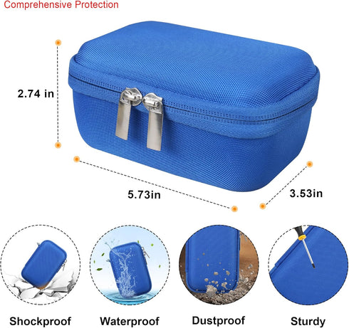 Carrying Case for JBL Go 3 / JBL Go 4 Portable Bluetooth Speaker, Waterproof Dustproof Speaker Storage Holder, Wireless Compact Speaker Travel Pro...