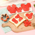 Multicolor 7-Piece Cookie Cutter Set - Head, Bow, Shoes, Gloves Shapes - Stainless Steel, Dishwasher Safe...
