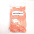 PEPPERLONELY 1 Yard Peach Color Fabric 3-layer Pleated Lace Edge Trim Gathered Mesh Chiffon Ribbon...