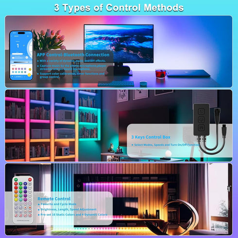 SP611E Bluetooth Music LED Controller for 1903B WS2812b WS2811 IC RGB Chasing Color LED Strip Addressable Sync Music Controller DC5V-24V APP/IR Re...