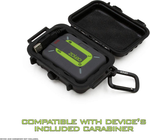 CASEMATIX Protective Travel Case Compatible with ZOLEO Satellite Communicator - Crushproof & Waterproof Case for Satellite Phone Accessory, Chargi...