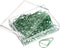 MECCANIXITY Paper Clip Drop-Shaped Cute Decorative Clips Bookmarks with Box 1 Inch Green for Organize Office Home, Pack of 100...