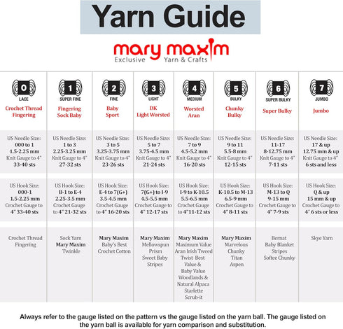MARY MAXIM Topaz Starlette Sparkle Yarn...