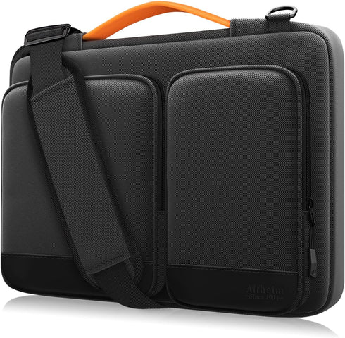 14 inch Laptop Case Sleeve, Waterproof Shock-Resistant Lightweight Shoulder Bag, 360° Protective Notebook Briefcase Compatible with 14 inch MacBoo...
