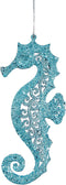 C&F Home Pierced Blue Seahorse Coastal Beach Christmas Xmas Ornament Blue...