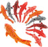 20Pcs Fish Shape Resin Fish Illustration Aquarium Supply Paper Cup Small Fish Fish Tank Supplies Fake Fish top hat Small Decorations Luminous Fish...