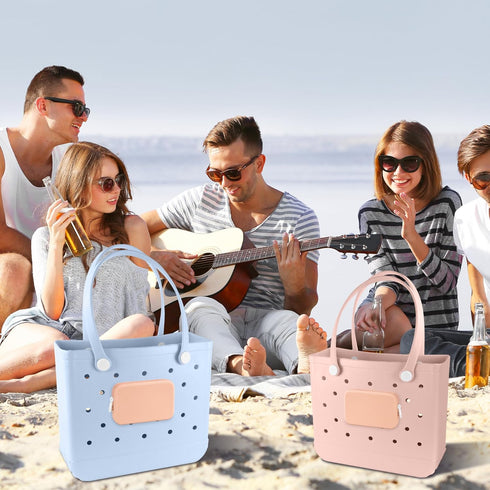 Silicone Phone Holder for Bogg Bag Accessories, Bogg Beach Bags Tote Bag Compatible, Silicone Insert Wallet Charm for Bogg Bags Accessories, Beach...
