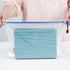 Koogel 5PCS Mesh Zipper Pouches, Zipper File Bags Poly Zip Envelopes Waterproof Puzzle Bags for A4 Paper Travel Office School Cosmetics...