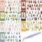 280 Pcs Vintage Washi Stickers for Journaling,Retro Fashion Women Girls People Scrapbook Stickers Scrapbooking Supplies Kit Junk Bullet Journals S...
