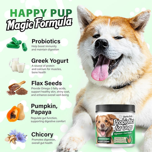 Probiotics for Dogs, Gut H??lth and Digestive Support...