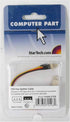 StarTech.com 6in TX3 Fan Power Splitter Cable - Fan Power Splitter - 3 pin Internal Power (F) to 3 pin Internal Power (M) - 5.9 in - TX3SPLITTER...