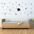 Planet Wall Decal, Boys Room Decor, Outer Space Wall Decals, Star Wall Stickers, Vinyl Wall Decals for Children Baby Kids Boys Bedroom, Nursery De...