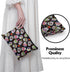 Cafl Sugar Skulls Makeup Bag Travel Large Day Dead Cosmetic Bag Organizer toiletry Essentials Jewelry Skincare Zipper Bag Gift For Women -10×8 inc...