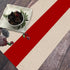 Seliem New Year 2025 Red Stripe Table Runner, Merry Christmas Tabletop Scarf Home Kitchen Winter Holiday Striped Decor, Seasonal Xmas Farmhouse Ru...