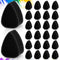 24 Pcs Face Paint Sponge Petal Face Painting Sponges High Density Face Painting Supplies for Kids Adults Art Work Halloween Makeup Body Paint (Bla...