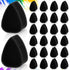 24 Pcs Face Paint Sponge Petal Face Painting Sponges High Density Face Painting Supplies for Kids Adults Art Work Halloween Makeup Body Paint (Bla...