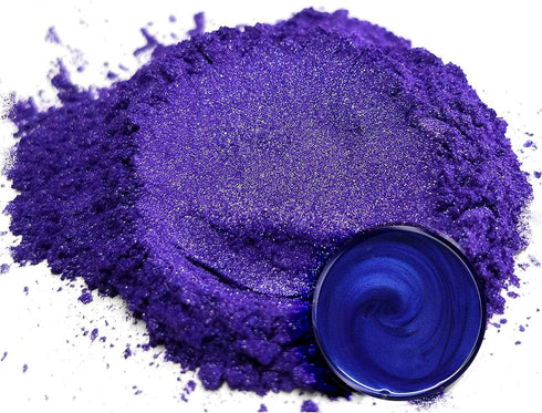 Eye Candy Pigments Premium Purple Mica Powder - Velvet (25gr) - for Epoxy, Resin, Soap, Paint, Woodworking, Acrylic Pouring, Bath Bombs, Fishing L...