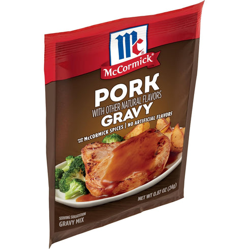 McCormick Pork Gravy Mix, 0.87 oz (Pack of 12)...