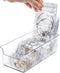 Clear Acrylic Jewelry Organizer for Women Teen Girls, Earring Jewelry Display Organizer with 30Pcs PVC Transparent Anti-oxidation Jewelry Storage ...