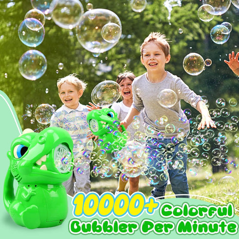 Bubble Machine for Kids 3 4 5 6 Years Old Boys: Bubbles Toys Dinosaur Bubble Machine Bubble Guns for Kids Ages 4-8 Outdoor Toys Gift for 3 4 5 6 7...