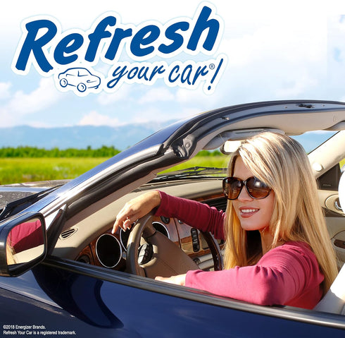 Refresh Your Car Car Air Freshener, Odor Eliminator, Set of 6 Auto Vent Sticks, Hawaiian Sunrise Scent, Refresh Your Car...