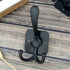 Wall Mount Coat Hooks,Matte Black Heavy Duty Decorative Hooks,3 Prongs Utility Hook,6 Pack...