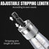 2 Pcs Wire Stripper Aluminum Alloy Twisting Stripping Tool with Wrench Fast Wire Twisting Tool for Drill, Electrical Wire Twister, Power Drill Wir...