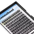 120pcs D Curl Individual Wide Stem Cluster DIY Eye Lashes Extensions Mixed 10-12-14-16mm/14-16-18mm/12-14-16mm Makeup Dramatic Volume Lashes (Lash...