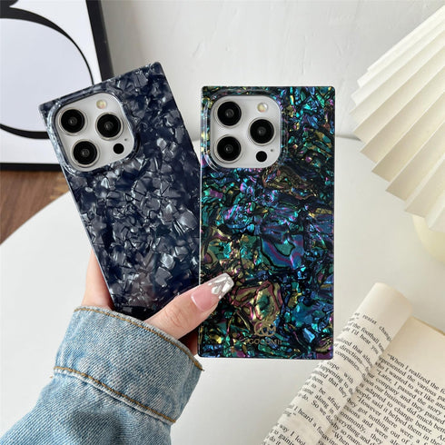 Cocomii Rectangle Case Compatible with iPhone 14 Pro Max - Compatible with MagSafe, Luxury, Slim, Glossy, Opalescent Pearl, Iridescent Glitter, Ea...