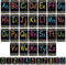 Bulletin Board Letters - ABC Alphabet Poster Classroom Decorating Set Toddler English Poster Kindergarten Elementary Classroom Nursery Home Wall D...