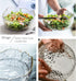 TOSSOW Glass Salad Bowl Irregular Shape Serving Bowls, 25 oz Pyrex Mixing Bowls for Kitchen Prep, Fruit, Snack, Dessert, and Candy Dishes or Nut B...