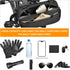 Bike Handlebar Bag Professional Waterproof Bike Crossbar Front Bag Bicycle Basket Frame Bags for Road Mountain Bicycle Outdoor Cycling Travel Hiki...