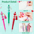 184pcs Nurse-Theme Beadable Ballpoint Pen Set, Set of 12pcs Plastic Beadable Pen, Nurses Uniform Stethoscope Wood Bead, Crystal Spacer Bead, Nurse...