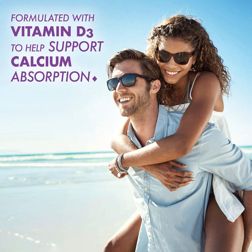 Bluebonnet Nutrition Milk-Free Calcium 1,200 mg Plus Vitamin D3 400 IU - High Potency, Maximum Absorption Strong Healthy Bones & Immune Health Sup...